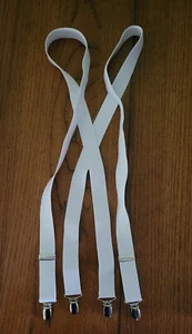 Tirantes Clip Blanco Accesorio 1 pulgada de ancho - Imagen 1 de 1
