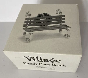 Department 56 Heritage Village Candy Cane Bench Christmas - Picture 1 of 2