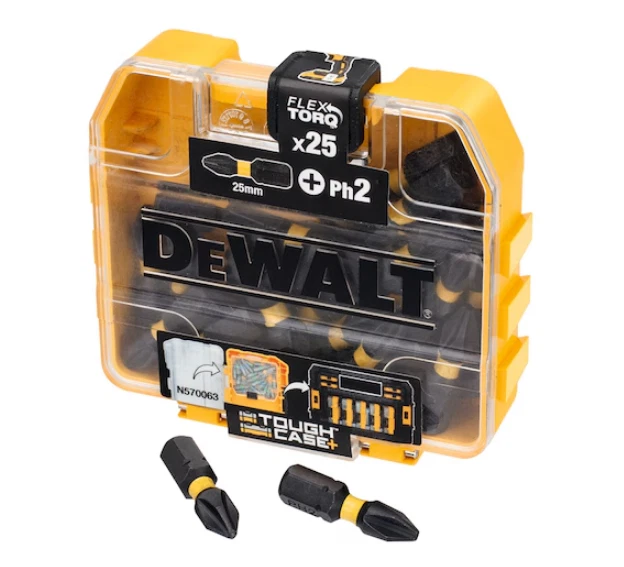 DEWALT Bitbox Bit PH2x25mm 25 Stück DT70555T-QZ - Bild 1 von 1