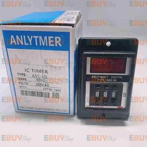 New Power on Delay Timer Time Relay ASY-3D 1-999 Minute / Seconds AC 110V / 220V - Picture 1 of 4