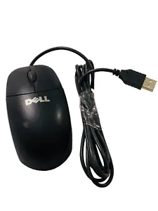 Dell MO71KC Black Wired 5V 25mA 2-Buttons Trackball Standard Computer Mouse - Picture 1 of 2