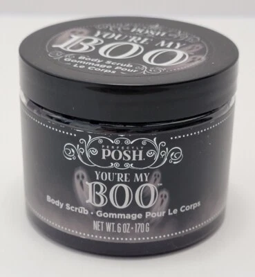 Perfectly Posh Body Scrub YOU’RE MY BOO 6 ounce Jar NEW - Image 1 of 4