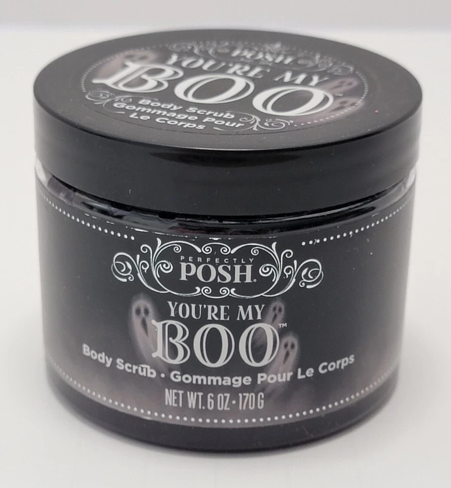 Perfectly Posh Body Scrub YOU’RE MY BOO 6 ounce Jar NEW - Image 1 of 4