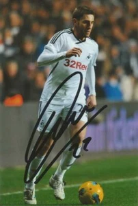 SWANSEA: ANGEL RANGEL SIGNED 6x4 ACTION PHOTO+COA - Picture 1 of 1