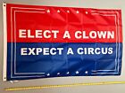 Donald Trump Flag Free Ship Usa Seller Elect A Clown Rb Desantis Usa Sign 3X5'