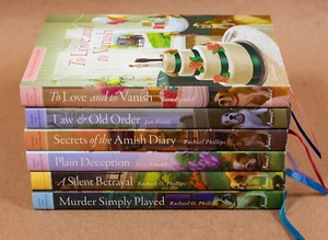 Lot of 6 Amish Inn Mysteries Series Annie's Fiction Hardcover Books - Bild 1 von 1