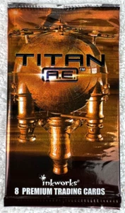 Vintage 2000 Titan A.E. Premium Trading Cards  InkWorks Factory Sealed 8 in Pack - Picture 1 of 2