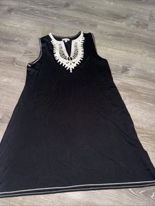 Women’s Size Large Sundress By Max Studio Black And White  - Bild 1 von 5