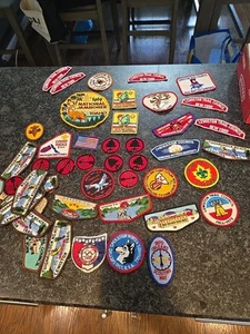 60s 70s Boy Scouts BSA Vintage Mixed Lot #4 Of 40+ Patches Jamboree - Picture 1 of 2