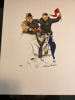 诺曼·洛克威尔签名平版版 35 艺术家证明 — 第 1/4 张图片