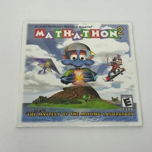 NEW Mathathon 2 by St. Jude's Children's Research Hospital CD ROM Windows 98 - Afbeelding 1 van 3