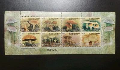 SETA JORDAN 2010 SETAS CONJUNTO COMPLETO HOJA 8 SELLOS MNH 20 PIASTRAS Foto 1 de 3