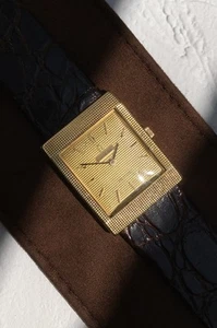 Vintage 1960s 18k Gold ‘Clous De Paris’ Omega De Ville Men’s Wristwatch - Picture 1 of 12