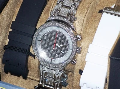 New Authentic JOJO Joe Rodeo Master Men's Diamond Watch - JJM12 Aprx (4.75 CT) - Image 1 of 4