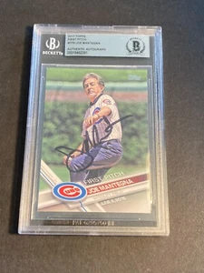 JOE MANTEGNA Signed 2017 Topps First Pitch Card #FP-9 Auto Beckett BAS Slabbed - Picture 1 of 2