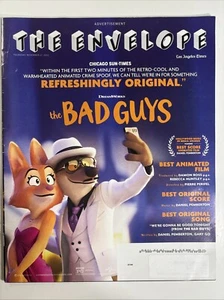 The Envelope Magazine Nov 17, 2022 LA Los Angeles Times The Bad Guys - Picture 1 of 4