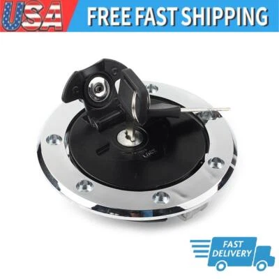 Llave de bloqueo de tapa de tanque de combustible para Kawasaki Ninja 250 500 600R ZX6 ZX7 ZX9 ZX10 ZX11 Foto 1 de 4