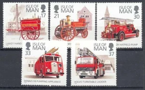 Coche de bomberos Yvert #507/11 1991 de la Isla de Man sin montar o nunca montado en muy buen estado - Imagen 1 de 1