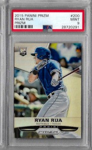 2015 Panini Prizm Ryan Rua Prizm PSA 9