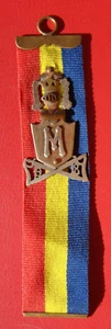 RARO RUMANIA 1918 CABALLERÍA MILITAR Llavero de Bolsillo MAREA UNIRE CU BLAZON DE FAM - Imagen 1 de 20