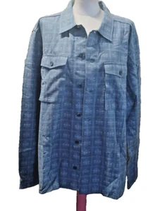 GIACCA/CAMICIA LIBERTINE DEVOTION 1631 BLU/BIANCO GREZZO UNISEX GRANDE. CL40 - Foto 1 di 11