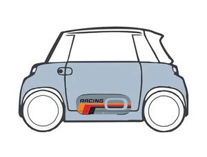 Set Adesivi Citroen AMI sportello fiancata laterale stripes racing AM C 21 - Imagen 1 de 2