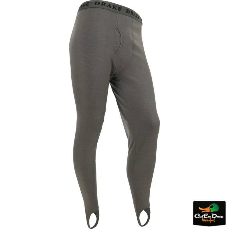  DRAKE WATERFOWL MERINO WOOL ELASTIC WAIST BASE LAYER PANTS - Image 1 of 1