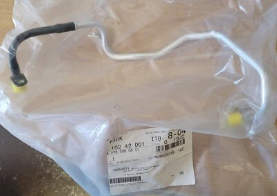 Pieza original Mercedes-Benz #2782000851, línea de refrigerante, línea de refrigerante turbocompresor Foto 1 de 2