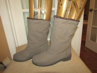 Botas de nieve Chromatics By Totes media pantorrilla cremallera frontal topo para mujer talla 7 W” Foto 1 de 4