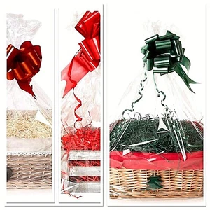 💜5Large Clear Cellophane Hamper Bags Only 55 x 70cm FREE 3-4 Day DELIVERY - Picture 1 of 6
