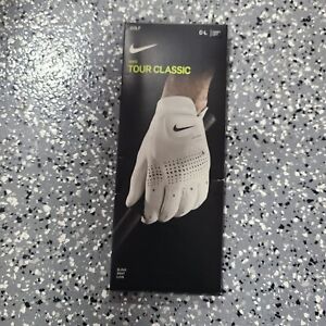 Nike Tour Classic Cadet Left Size Large L White/Black Golf Glove