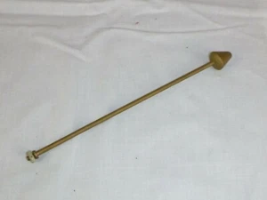 Vintage Mid Century Welby Starburst Uhr Metallstrahlspitze NUR goldfarben - Bild 1 von 4
