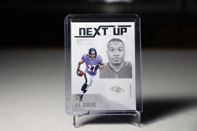 2020 Panini Playbook Next Up JK Dobbins Rookie RC Ravens - Image 1 of 2