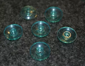 (6) 2x2 Light Blue Translucent Round Dish Bricks - NEW Lego Parts ~ - Picture 1 of 1