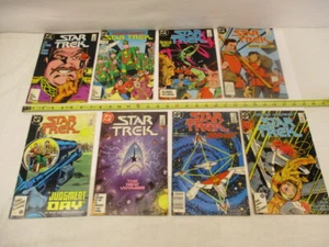 (8) STAR TREK Comic Magazines Books TOS 1986 - 1987 Comic Book More VG - Picture 1 of 14