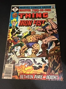 Marvel Two-in-One #25 (1977) Thing & Iron Fist Bronze Age Marvel Comic 30¢ - Picture 1 of 5
