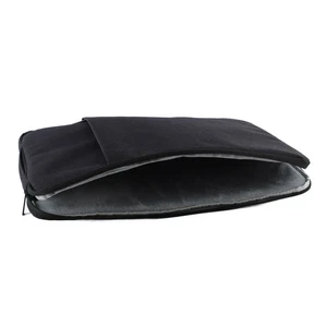 Black For 15 To 16.7in Laptop Or Tablet Laptop Case Soft Velvet Front Pocket NEW - Afbeelding 1 van 12