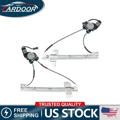 Par de reguladores de ventana eléctrica para Dodge Ram 2500 3500 1999-03 furgoneta delantera con motor Foto 1 de 4