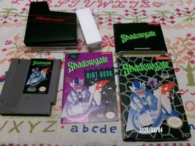#822 Shadowgate NES CIB with both manual & Hint book RARE COMBINATION