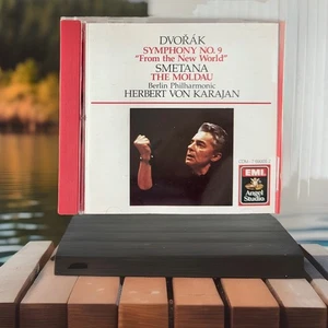 Dvořák Symphony No. 9 From the New World CD Smetana The Moldau Berlin HV Karajan - Picture 1 of 5