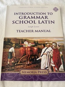 Introduction To Grammar School Latin Teacher Manual Leigh Lowe - Picture 1 of 3
