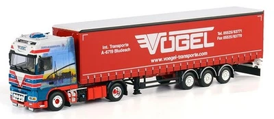 WSI 07-1004 1:50 Die Cast Vögel DAF XF 95 Super Space Cab w/Curtainside Trailer - Image 1 of 3