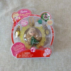 Barbie Peek-A-Boo Petites Snowflake Flurries Christmas Wish Christabelle #33 New - Picture 1 of 8