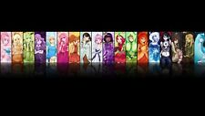 Anime adventure time collage girls fantasy girl tv Playmat Game Mat Desk