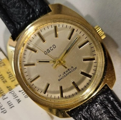 Reloj vintage para hombre ""OSCO"" Cal. 4152957 Meccanico 17J Alemania 1970 r... - Imagen 1 de 4