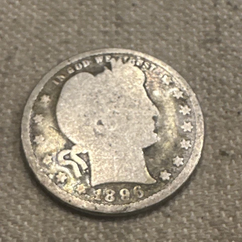 1896 Barber Quarter Cover