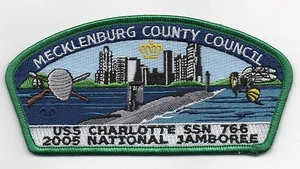 2005 Nat. Jamboree, Mecklenburg County JSP, Green Brd., Mint! - Picture 1 of 1