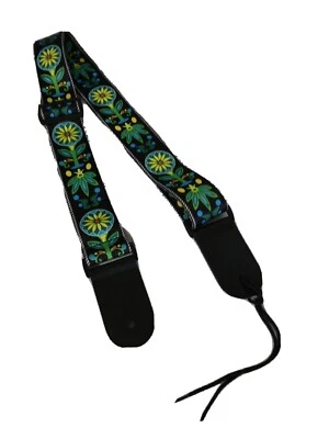 吉他表带可调节嬉皮士髋部 Groovy 多色表带 音乐家礼物 全新  — 第 1/4 张图片