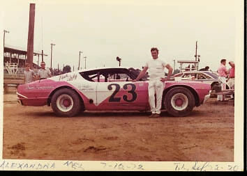 MEL ALEXANDRA #23 LATE MODEL-AUTO RACING PHOTO-1972 - Image 1 of 1
