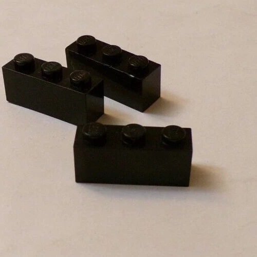 Lego x5 Black 1x3 Bricks, 3622 (028-179) - Image 1 of 1